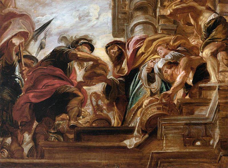 Peter Paul Rubens The Meeting of Abraham and Melchisedek France oil painting art